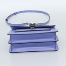 BVLGARI Chain Serpenti Shoulder Bag Leather Purple Gold Auth ka4755SAV-5