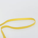 CELINE Hand Bag Leather 2way Gold Yellow Auth ka4756M-15