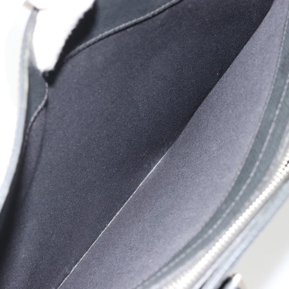 LOUIS VUITTON Taiga Porte Documents Rozan Bag Ardoise M30052 LV Auth ka4757