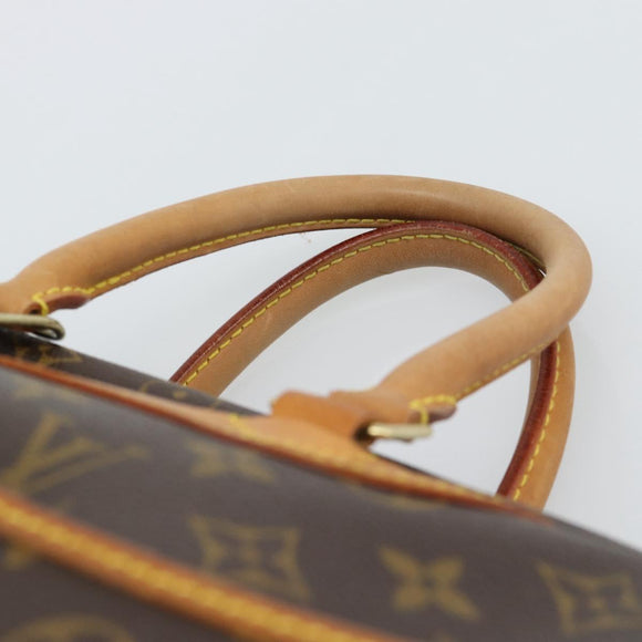 LOUIS VUITTON Monogram Deauville Hand Bag M47270 LV Auth ka4758