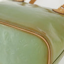 LOUIS VUITTON Monogram Vernis Houston Hand Bag Baby Blue M91005 LV Auth ka476-9