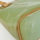 LOUIS VUITTON Monogram Vernis Houston Hand Bag Baby Blue M91005 LV Auth ka476-16