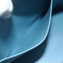 LOUIS VUITTON Monogram Vernis Houston Hand Bag Baby Blue M91005 LV Auth ka476-22