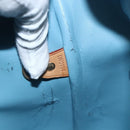LOUIS VUITTON Monogram Vernis Houston Hand Bag Baby Blue M91005 LV Auth ka476-12