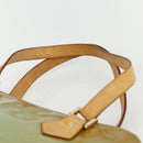 LOUIS VUITTON Monogram Vernis Houston Hand Bag Baby Blue M91005 LV Auth ka476-8