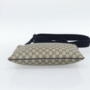 GUCCI GG Supreme Shoulder Bag PVC Navy Silver 201446 Auth ka4760-5
