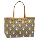 GUCCI GG Supreme Tote Bag PVC Beige Gold 631685 Auth ka4761M-2