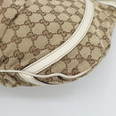 GUCCI GG Canvas Shoulder Bag Beige Gold 204940 Auth ka4762-10