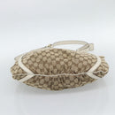 GUCCI GG Canvas Shoulder Bag Beige Gold 204940 Auth ka4762-9