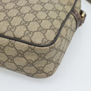 GUCCI GG Supreme Shoulder Bag PVC Beige Gold 233268 Auth ka4763-15