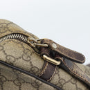 GUCCI GG Supreme Shoulder Bag PVC Beige Gold 233268 Auth ka4763-10