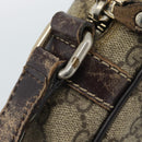 GUCCI GG Supreme Shoulder Bag PVC Beige Gold 233268 Auth ka4763-8