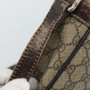 GUCCI GG Supreme Shoulder Bag PVC Beige Gold 233268 Auth ka4763-9