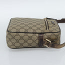 GUCCI GG Supreme Shoulder Bag PVC Beige Gold 233268 Auth ka4763-4