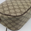 GUCCI GG Supreme Web Sherry Line Bag PVC Beige Gold 89 02 032 Auth ka4764-17