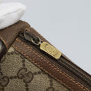 GUCCI GG Supreme Web Sherry Line Bag PVC Beige Gold 89 02 032 Auth ka4764-9