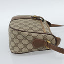 GUCCI GG Supreme Web Sherry Line Bag PVC Beige Gold 89 02 032 Auth ka4764-4