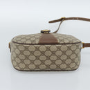 GUCCI GG Supreme Web Sherry Line Bag PVC Beige Gold 89 02 032 Auth ka4764-5