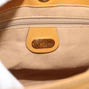 GUCCI Micro GG Supreme Shoulder Bag PVC Beige Gold Auth ka4765-14