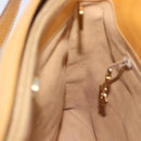 GUCCI Micro GG Supreme Shoulder Bag PVC Beige Gold Auth ka4765-17