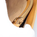 GUCCI Micro GG Supreme Shoulder Bag PVC Beige Gold Auth ka4765-20