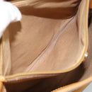 GUCCI Micro GG Supreme Shoulder Bag PVC Beige Gold Auth ka4765-21