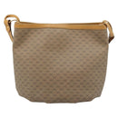 GUCCI Micro GG Supreme Shoulder Bag PVC Beige Gold Auth ka4765-3