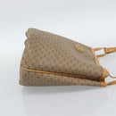 GUCCI Micro GG Supreme Shoulder Bag PVC Beige Gold Auth ka4765-5