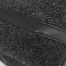 VALENTINO Tote Bag Wool Gray Auth ka4766V-14