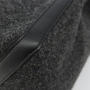 VALENTINO Tote Bag Wool Gray Auth ka4766V-15