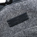 VALENTINO Tote Bag Wool Gray Auth ka4766V-10