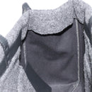 VALENTINO Tote Bag Wool Gray Auth ka4766V-19