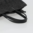 VALENTINO Tote Bag Wool Gray Auth ka4766V-7