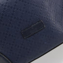 GUCCI Diamante Shoulder Bag Leather Navy Gold 354229 Auth ka4767-18