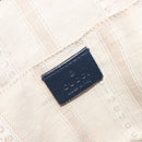 GUCCI Diamante Shoulder Bag Leather Navy Gold 354229 Auth ka4767-19