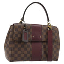 LOUIS VUITTON Damier Ebene Bond Street BB Hand Bag 2way N64416 LV Auth ka4769A-1