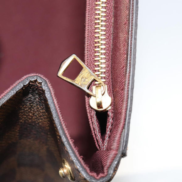 LOUIS VUITTON Damier Ebene Bond Street BB Hand Bag 2way N64416 LV Auth ka4769A