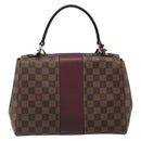 LOUIS VUITTON Damier Ebene Bond Street BB Hand Bag 2way N64416 LV Auth ka4769A-2