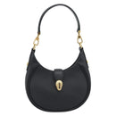 BVLGARI Hand Bag Leather 2way Black Gold Auth ka4770M-13
