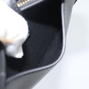 BVLGARI Hand Bag Leather 2way Black Gold Auth ka4770M-11