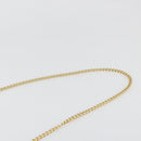 Salvatore Ferragamo Gancini Chain Shoulder Bag Leather Navy Gold Auth ka4772-8
