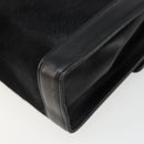 Salvatore Ferragamo Gancini Shoulder Bag Harako leather Black Gold Auth ka4773A-12