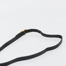 Salvatore Ferragamo Gancini Shoulder Bag Harako leather Black Gold Auth ka4773A-8