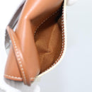 CELINE Triomphe Shoulder Pouch Bag PVC White Auth ka4775V-20