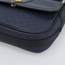 GUCCI Micro GG Supreme Shoulder Bag PVC Navy Gold 001 261 4425 Auth ka4776-10