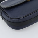 GUCCI Micro GG Supreme Shoulder Bag PVC Navy Gold 001 261 4425 Auth ka4776-11