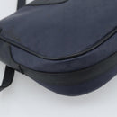 GUCCI Micro GG Supreme Shoulder Bag PVC Navy Gold 001 261 4425 Auth ka4776-13