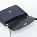 GUCCI Micro GG Supreme Shoulder Bag PVC Navy Gold 001 261 4425 Auth ka4776-14