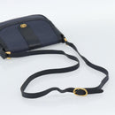 GUCCI Micro GG Supreme Shoulder Bag PVC Navy Gold 001 261 4425 Auth ka4776-7