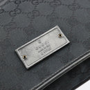 GUCCI GG Canvas Shoulder Bag Black Gold 91762 Auth ka4779A-14